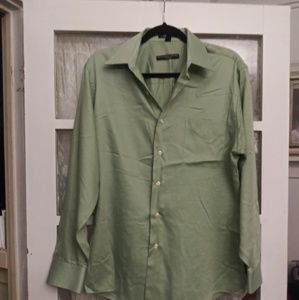 Geoffrey Beene Light Green dress shirt sz M